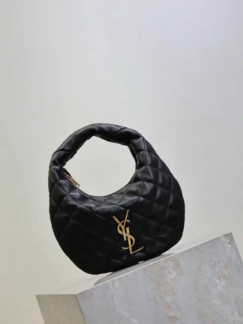 Saint Laurent YSL 851689 ICARINO in quilted nappa Black