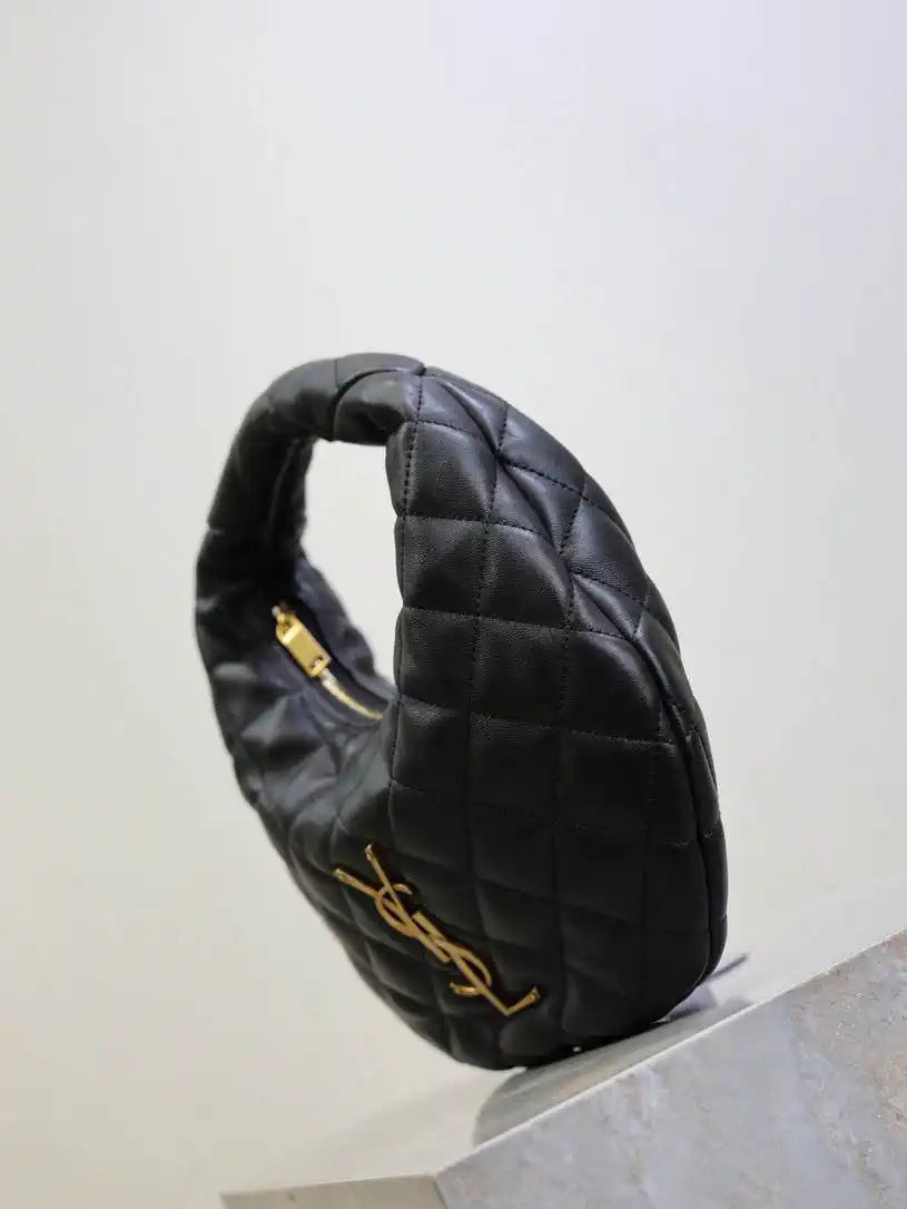 Saint Laurent YSL 851689 ICARINO in quilted nappa Black