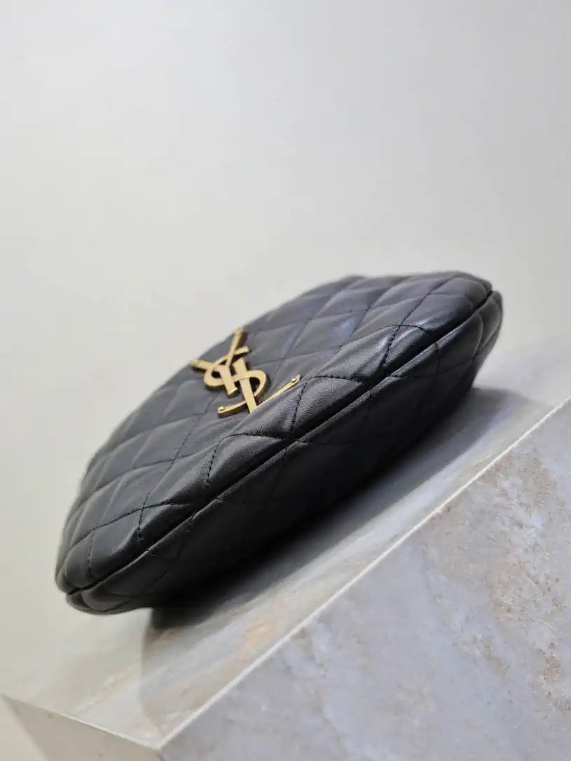 Saint Laurent YSL 851689 ICARINO in quilted nappa Black