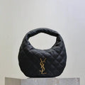 Saint Laurent YSL 851689 ICARINO in quilted nappa Navy Blue