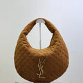 Saint Laurent YSL 858160 ICARE hobo in Brown Suede