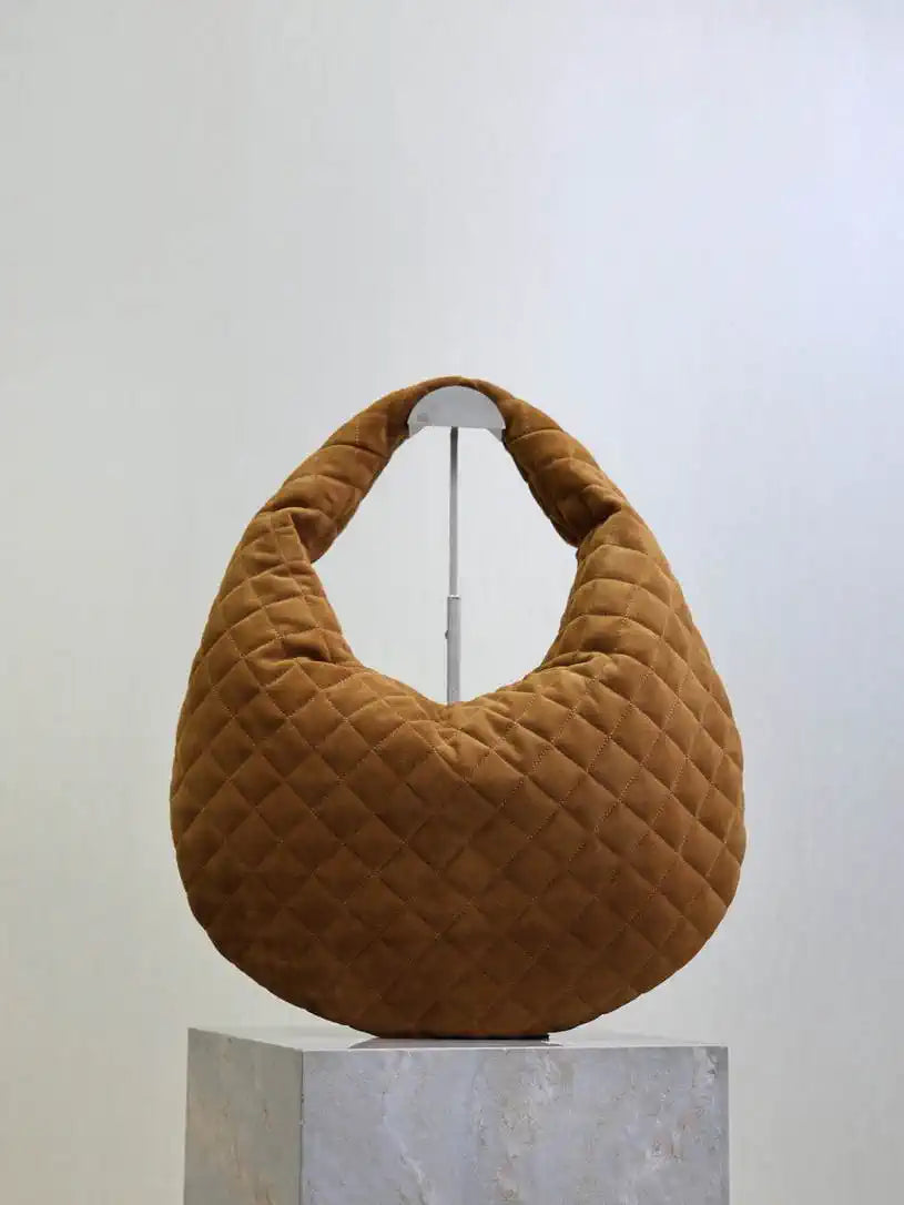 Saint Laurent YSL 858160 ICARE hobo in Brown Suede