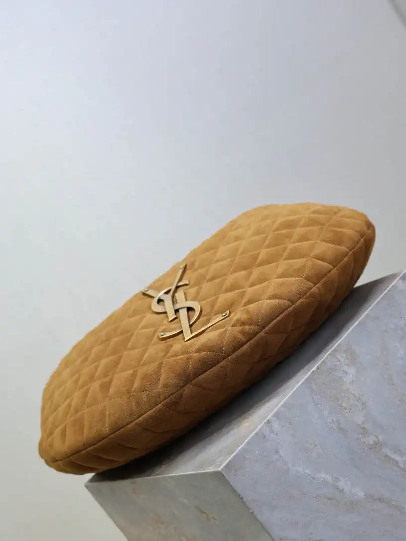 Saint Laurent YSL 858160 ICARE hobo in Brown Suede