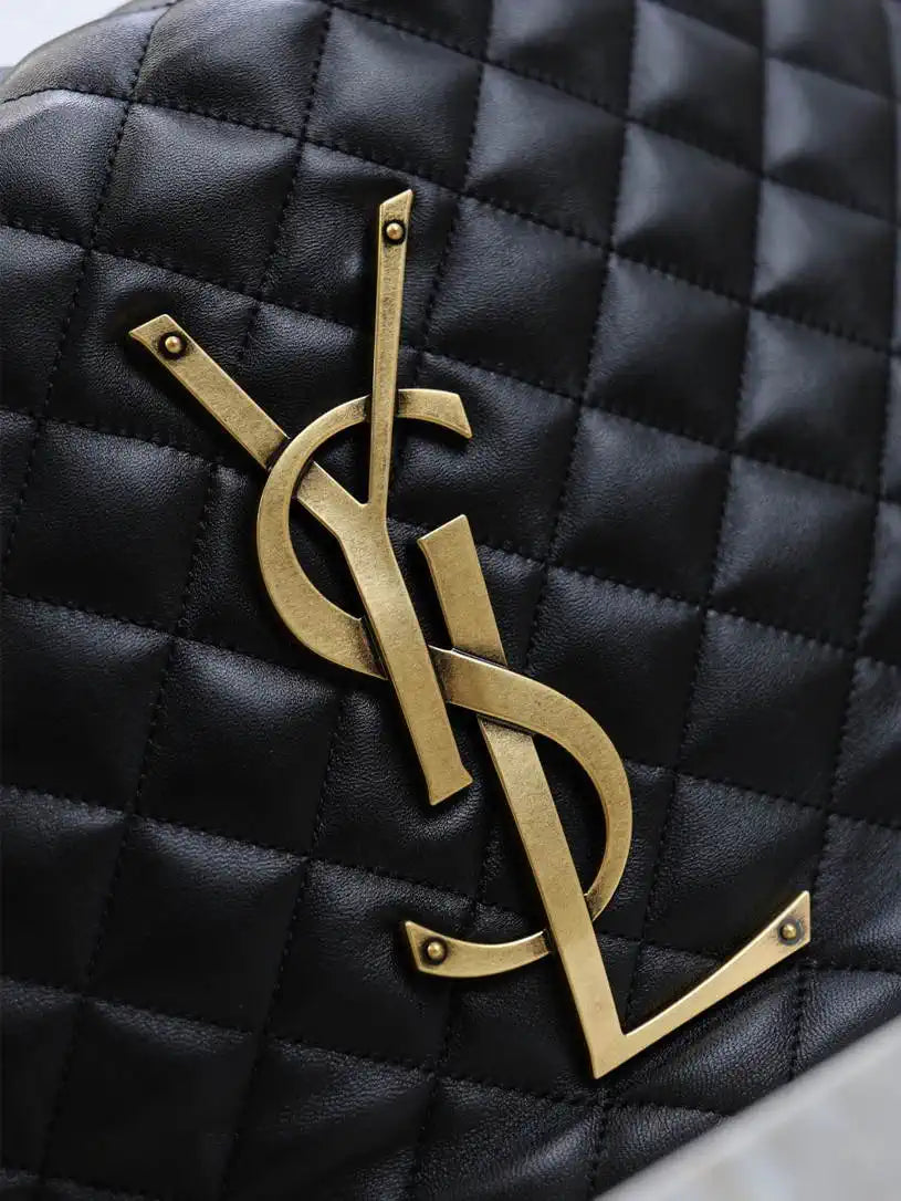Saint Laurent YSL 858160 ICARE hobo in quilted nappa Balck