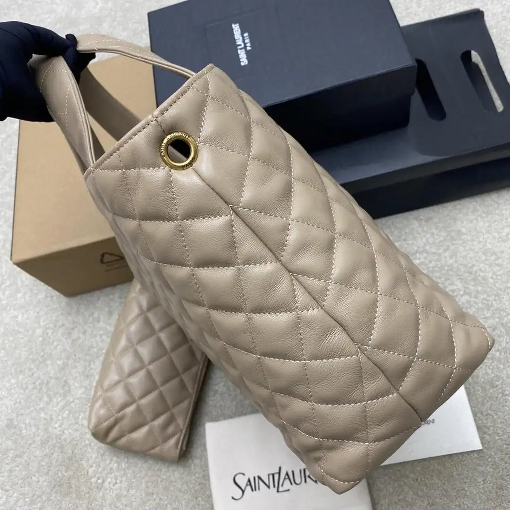 Saint Laurent YSL 858191 ICARE Medium in quilted nappa Apricot