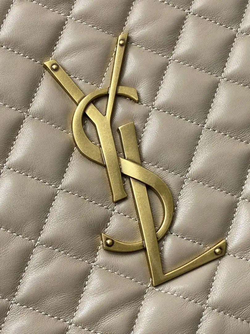 Saint Laurent YSL 858191 ICARE Medium in quilted nappa Apricot