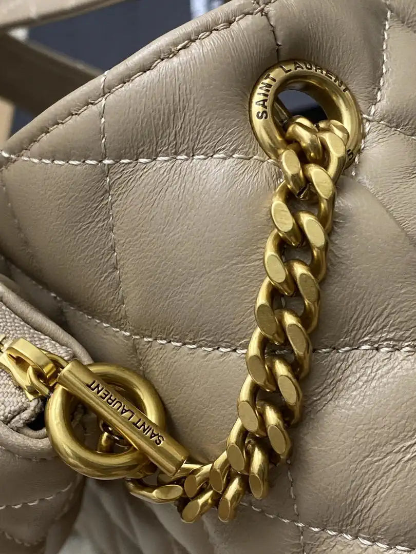 Saint Laurent YSL 858191 ICARE Medium in quilted nappa Apricot