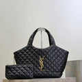 Saint Laurent YSL 858191 ICARE Medium in quilted nappa Black