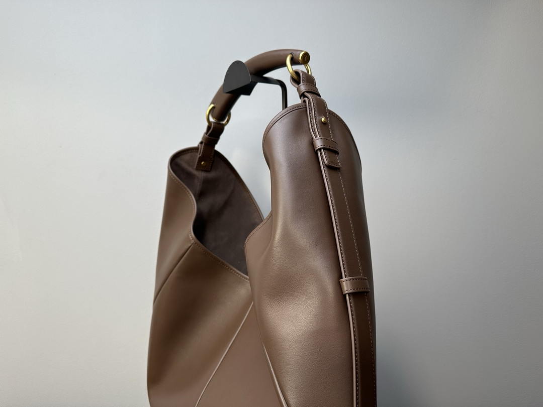 Saint Laurent YSL 862029 MOMBASA medium in leather Dark Brown