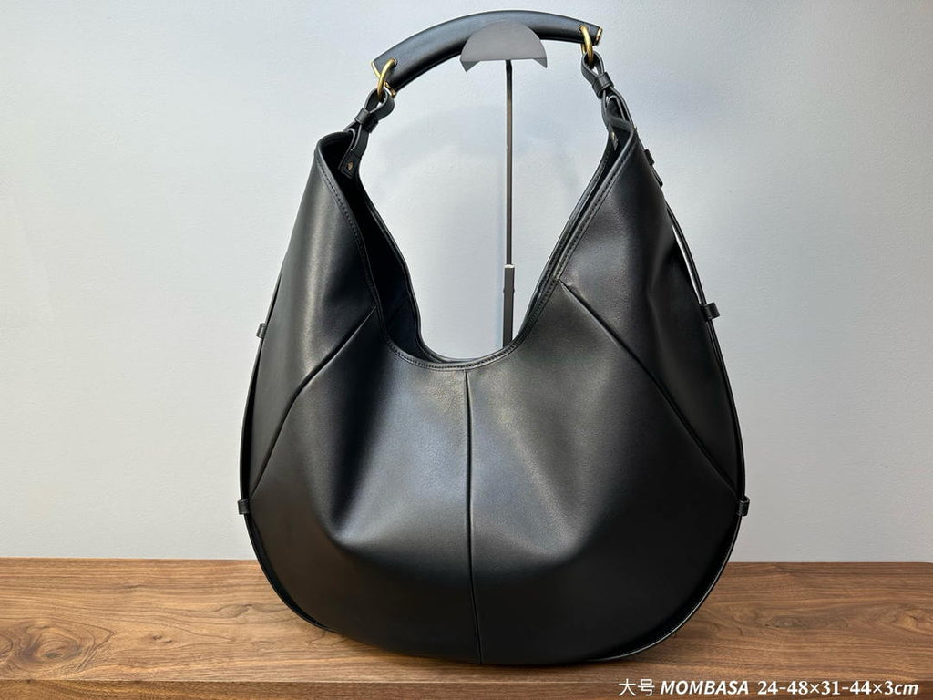 Saint Laurent YSL 862029 MOMBASA medium in leather Black