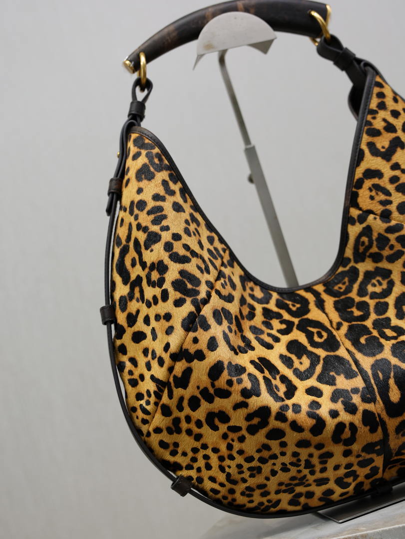 Saint Laurent YSL 862029 MOMBASA medium in  Leopard print