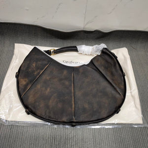 Saint Laurent YSL 862029 MOMBASA medium in vintage leather DARK OAK - Default Title - View 2