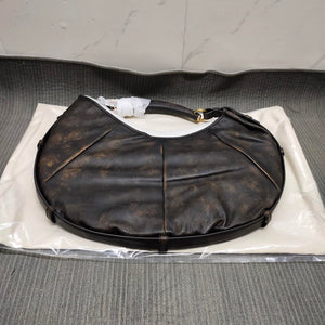 Saint Laurent YSL 862029 MOMBASA medium in vintage leather DARK OAK - Default Title - View 4