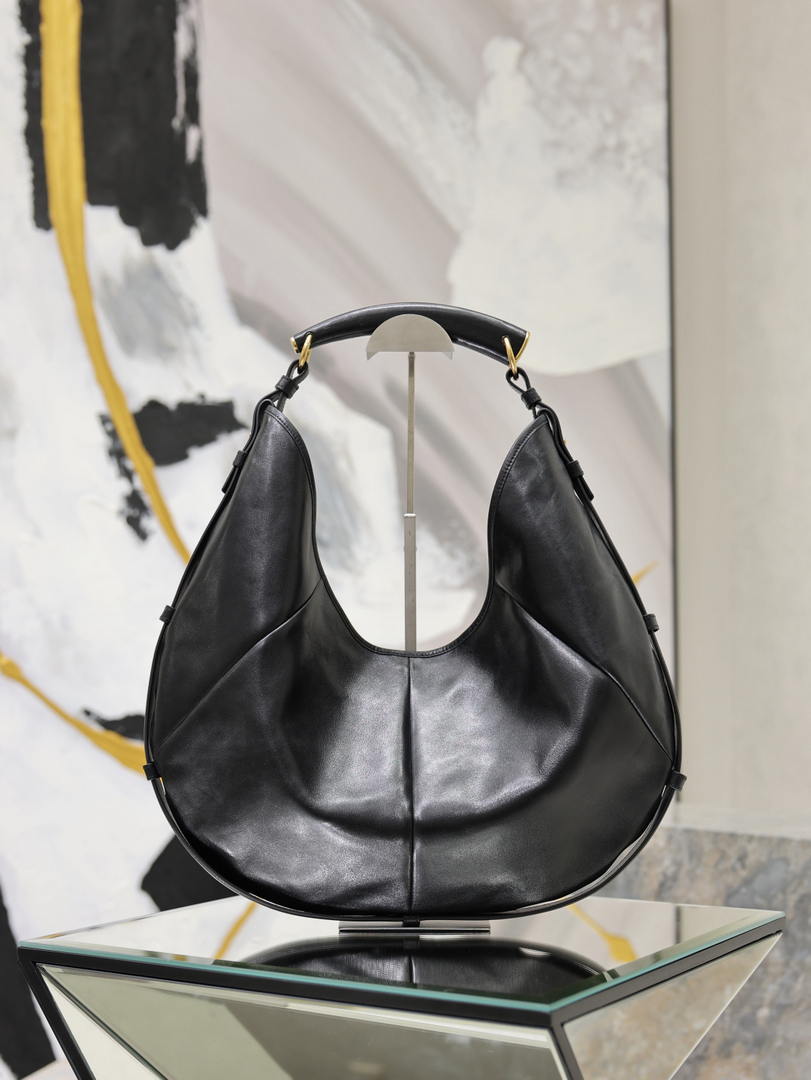 Saint Laurent YSL A0011MAAGWJ1000 MOMBASA Large in leather Black