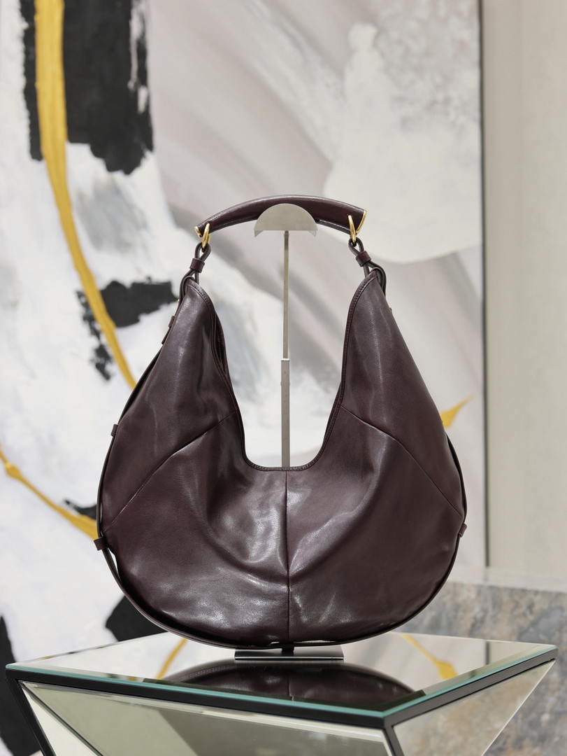 Saint Laurent YSL A0011MAAGWJ1000 MOMBASA Large in leather Wine Red