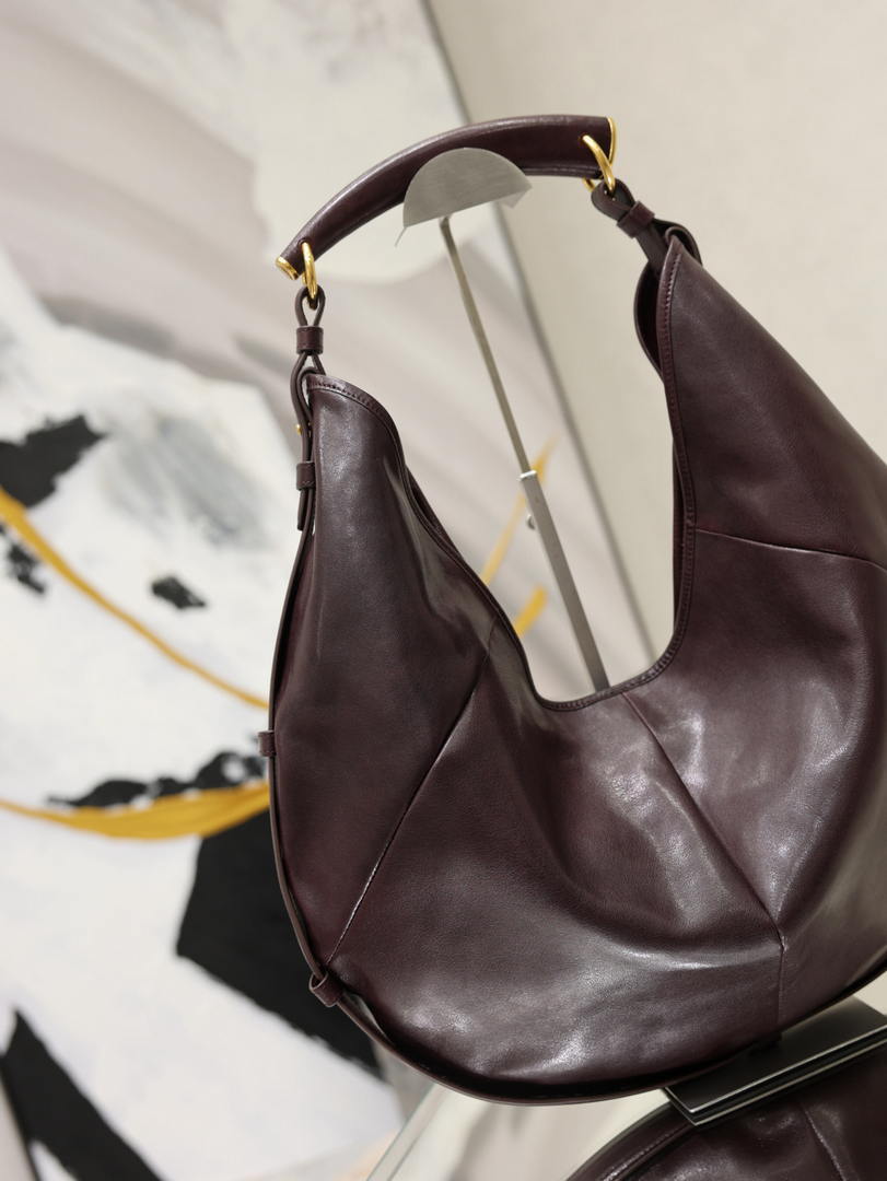 Saint Laurent YSL A0011MAAGWJ1000 MOMBASA Large in leather Wine Red