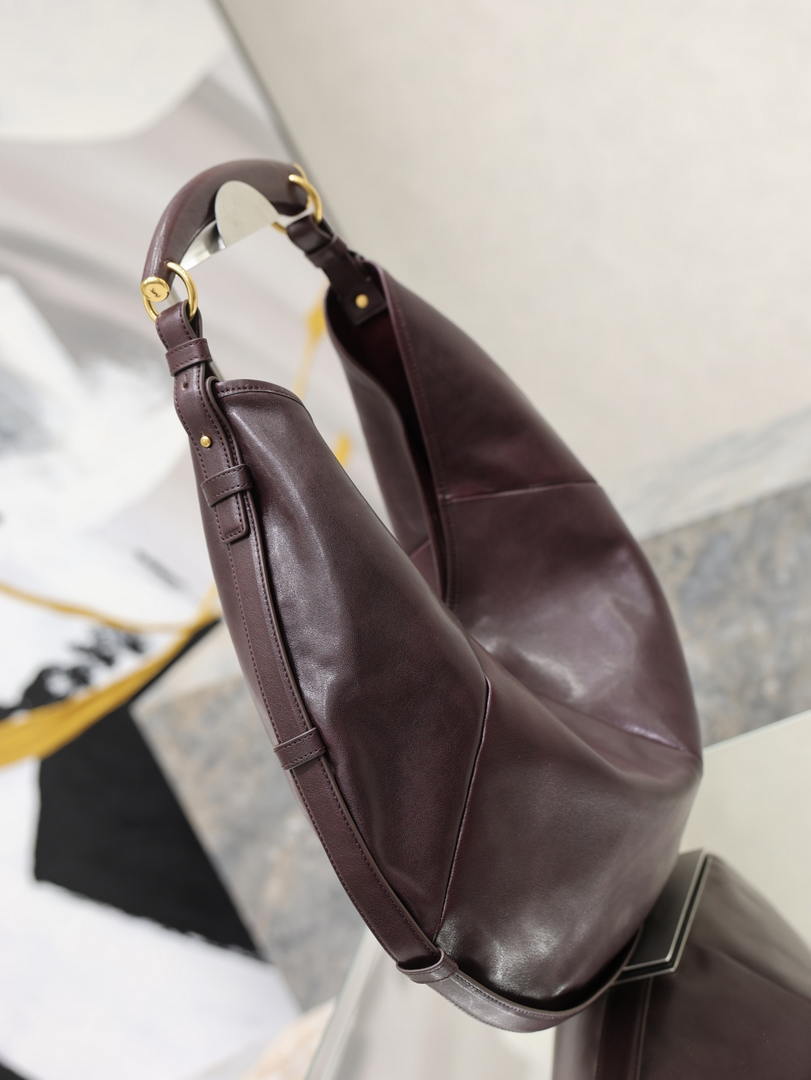Saint Laurent YSL A0011MAAGWJ1000 MOMBASA Large in leather Wine Red