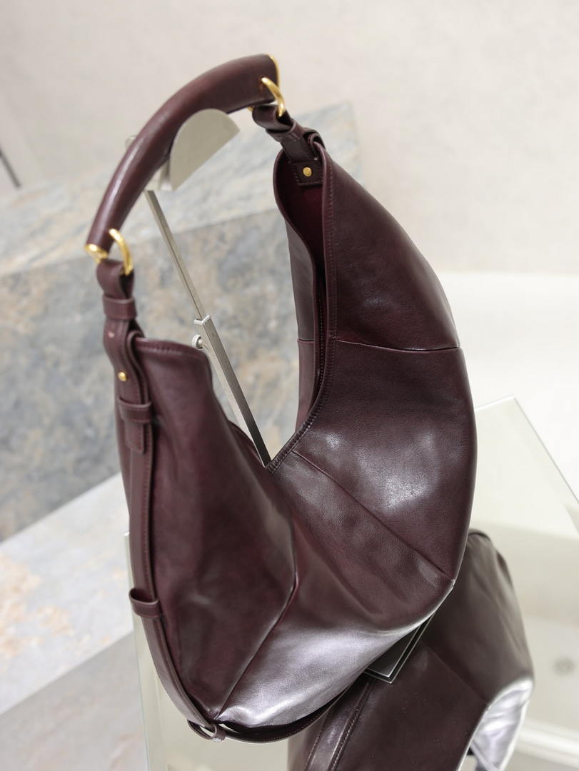 Saint Laurent YSL A0011MAAGWJ1000 MOMBASA Large in leather Wine Red