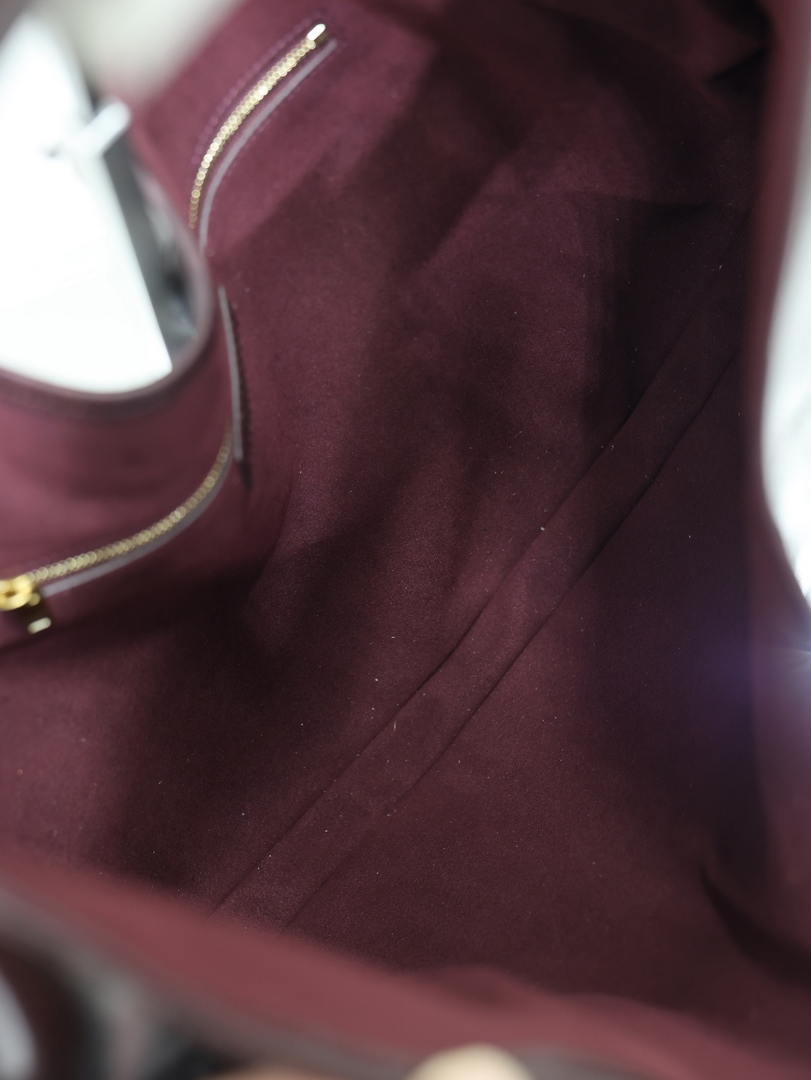 Saint Laurent YSL A0011MAAGWJ1000 MOMBASA Large in leather Wine Red