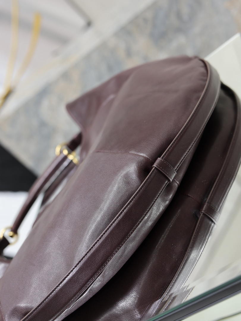 Saint Laurent YSL A0011MAAGWJ1000 MOMBASA Large in leather Wine Red