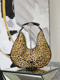 Saint Laurent YSL A0011MAAGWJ1000 MOMBASA Large in pony hair leather Leopard print