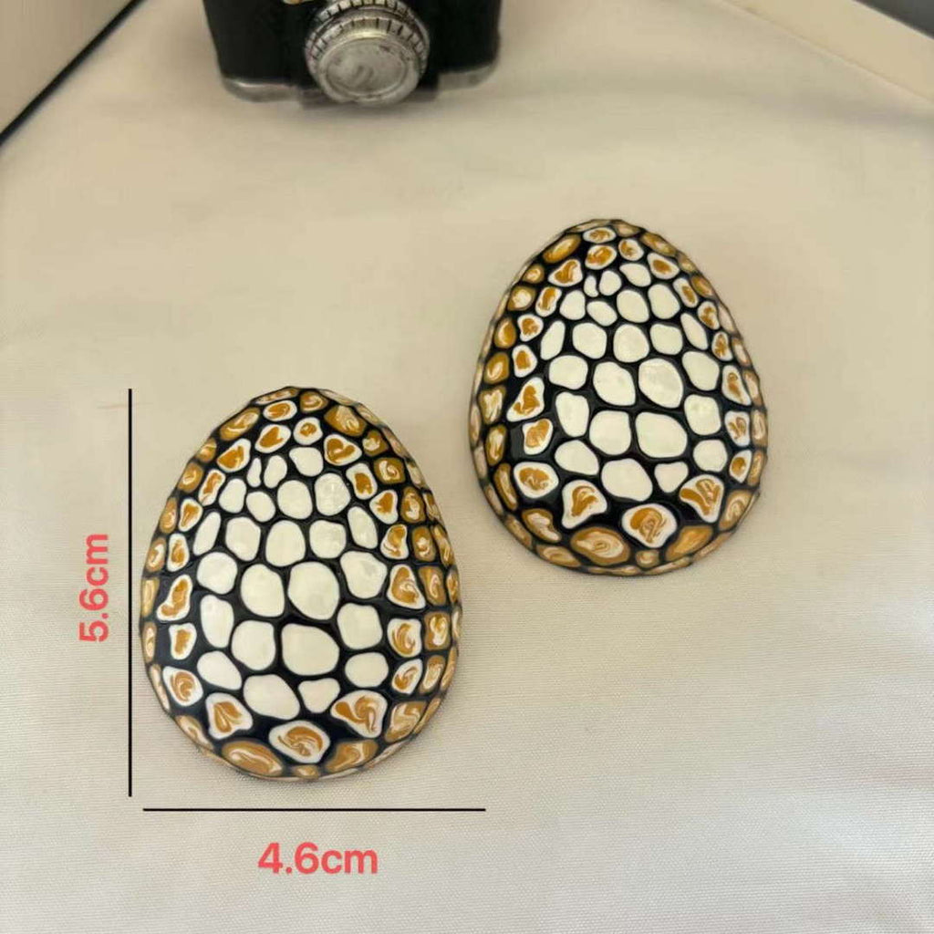 Schiaparelli Enamel Earrings S9523
