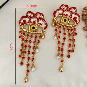 Schiaparelli European Vintage Earrings S9520 - Default Title - View 2