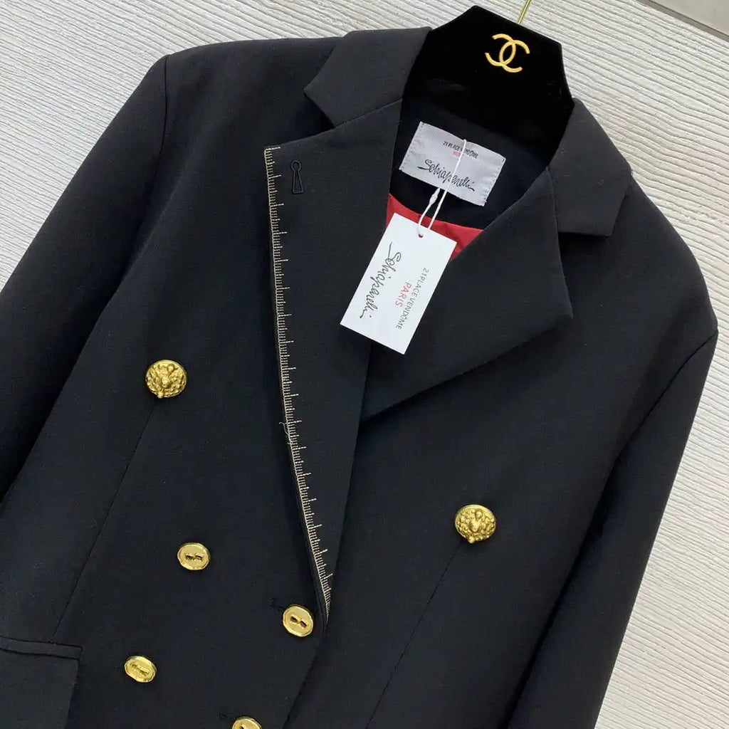 Schiaparelli ICONIC MEASURING TAPE COAT SCH80002
