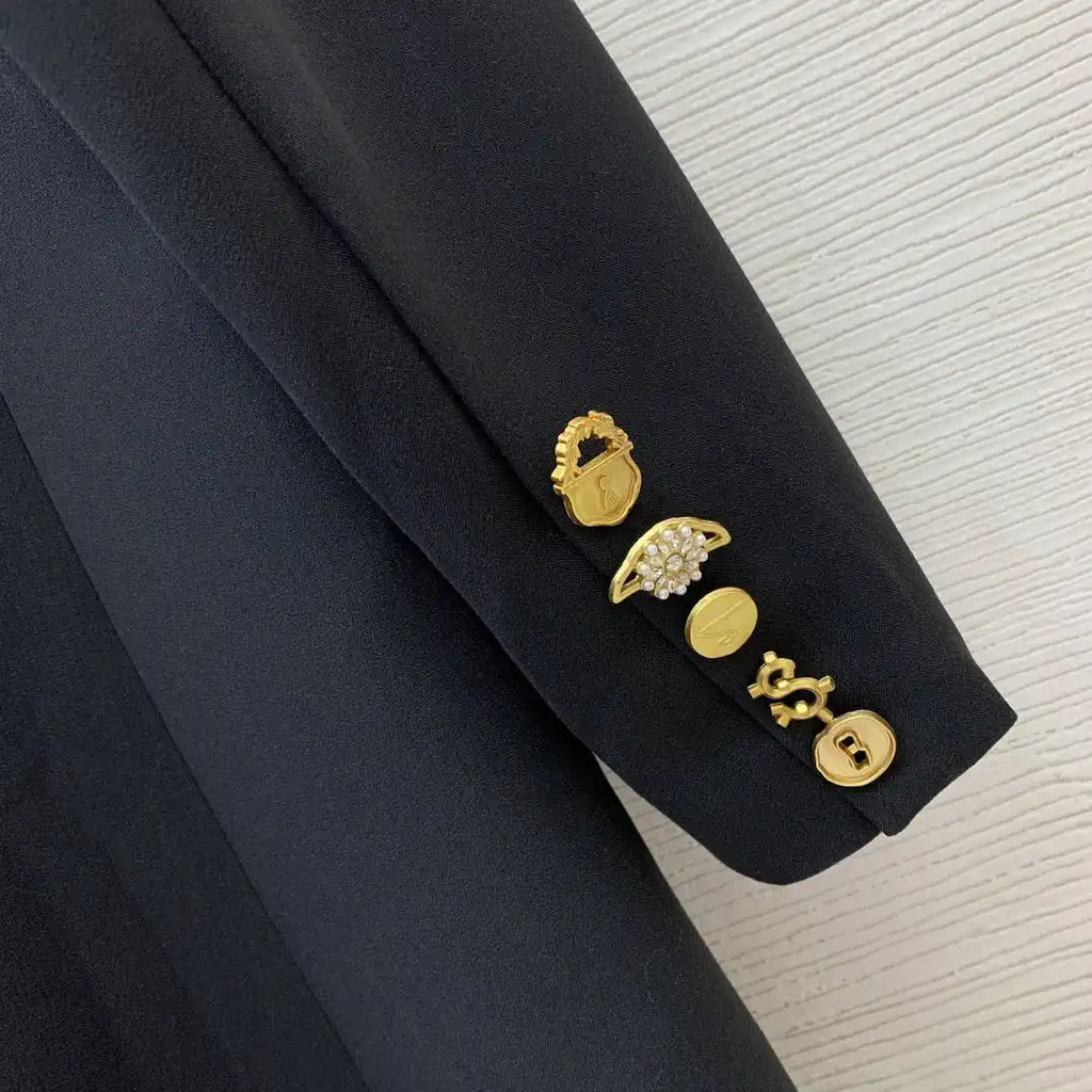 Schiaparelli ICONIC MEASURING TAPE COAT SCH80002