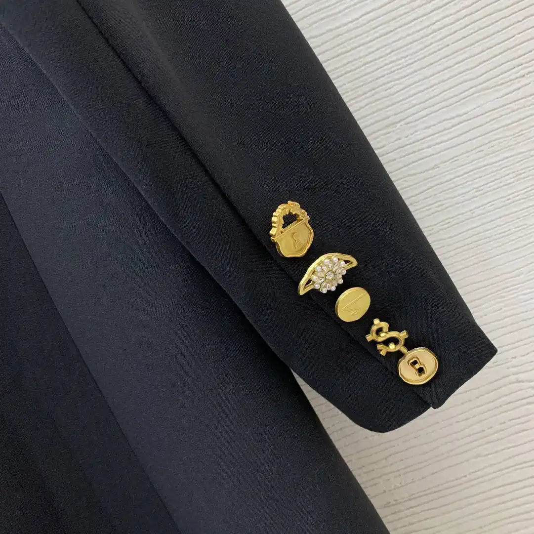 Schiaparelli ICONIC MEASURING TAPE COAT SCH80002