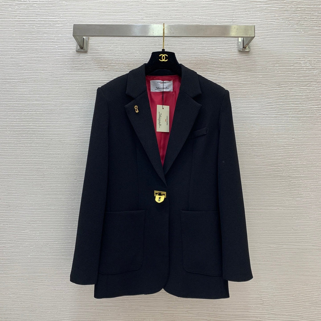 Schiaparelli ICONIC PADLOCK JACKET SCH80004