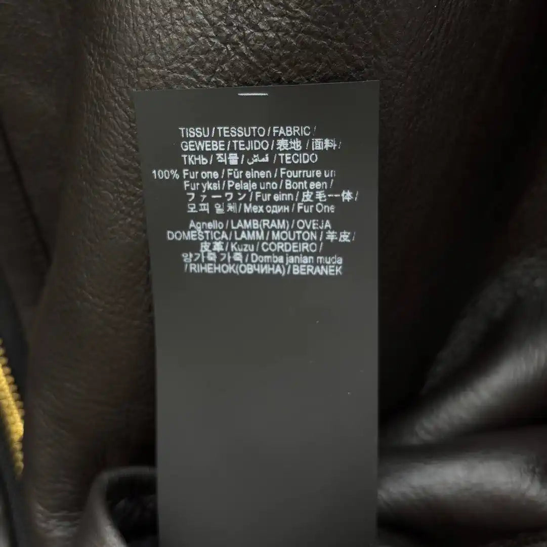 Schiaparelli Shearling hooded zip-up jacket SCH80001