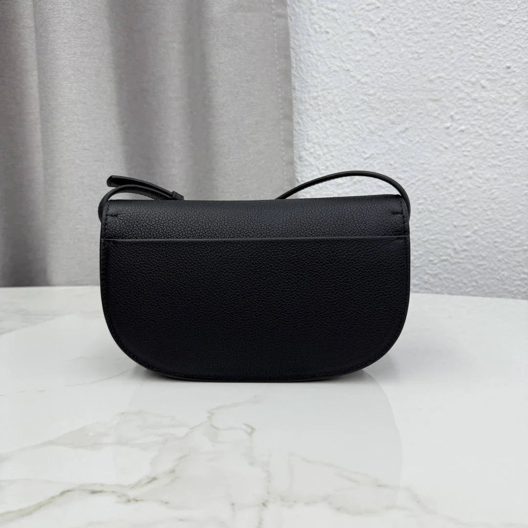 Small Dior Médaillon Flap Bag M3919QDWP_M900 Black Grained Calfskin - Default Title - View 5