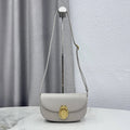 Small Dior Médaillon Flap Bag M3919QDWP_M900 Gray Grained Calfskin - Default Title - View 1