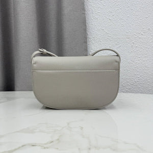Small Dior Médaillon Flap Bag M3919QDWP_M900 Gray Grained Calfskin - Default Title - View 5