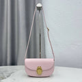 Small Dior Médaillon Flap Bag M3919QDWP_M900 Pink Grained Calfskin - Default Title - View 1