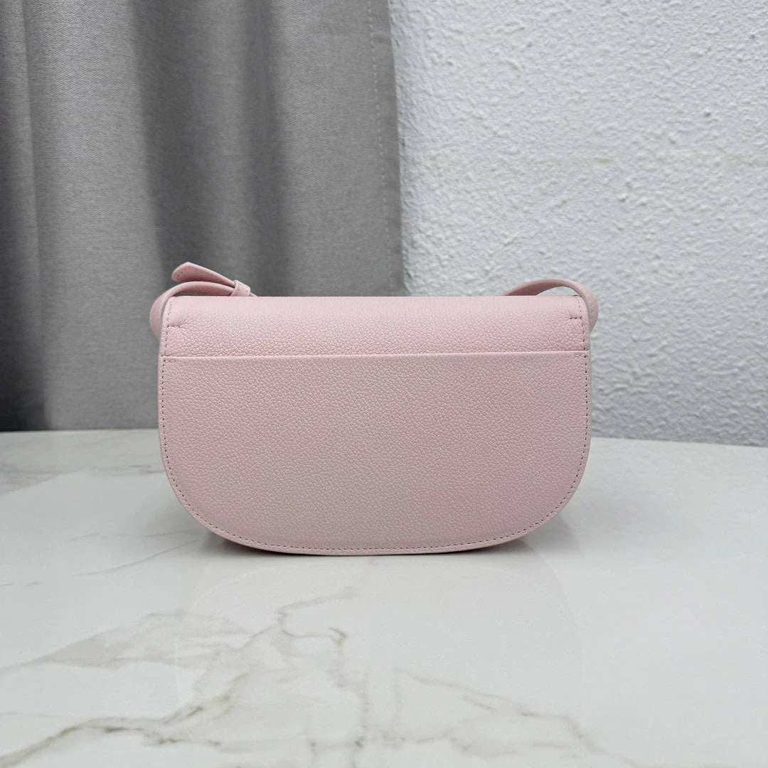 Small Dior Médaillon Flap Bag M3919QDWP_M900 Pink Grained Calfskin - Default Title - View 5