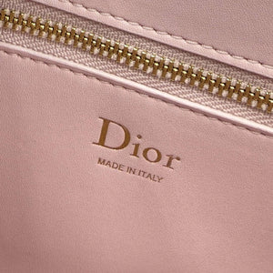 Small Dior Médaillon Flap Bag M3919QDWP_M900 Pink Grained Calfskin - Default Title - View 9