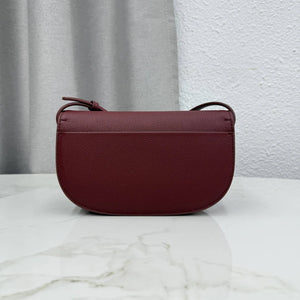 Small Dior Médaillon Flap Bag M3919QDWP_M900 Wine Red Grained Calfskin - Default Title - View 5