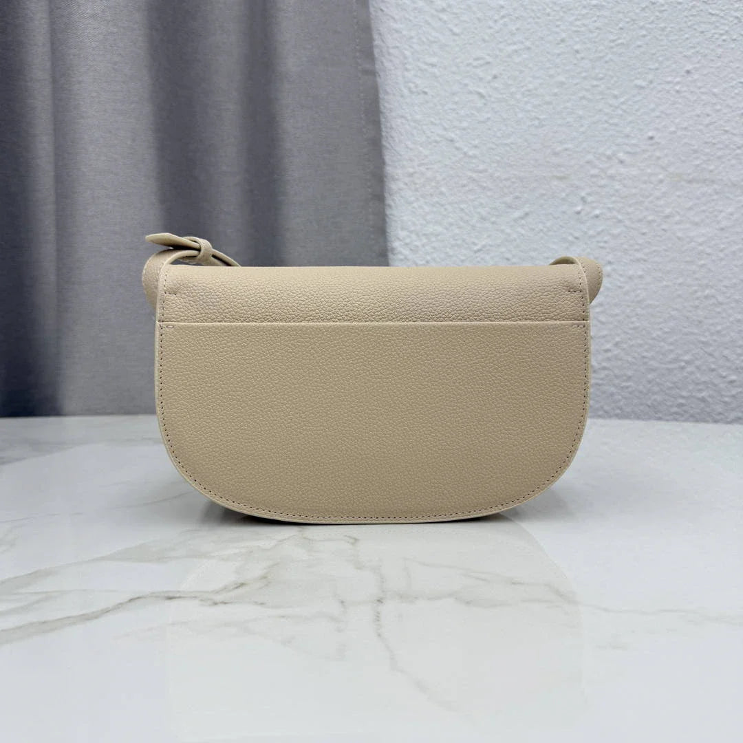 Small Dior Médaillon Flap Bag M3919QDWP_M900 Apricot Grained Calfskin - Default Title - View 5