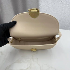 Small Dior Médaillon Flap Bag M3919QDWP_M900 Apricot Grained Calfskin - Default Title - View 8