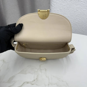 Small Dior Médaillon Flap Bag M3919QDWP_M900 Camel Beige Grained Calfskin - Default Title - View 8