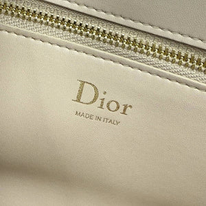 Small Dior Médaillon Flap Bag M3919QDWP_M900 Camel Beige Grained Calfskin - Default Title - View 9