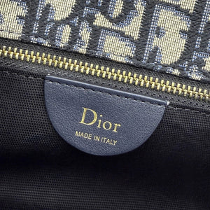 Small Dior Médaillon Flap Bag M3919QDWP_M900 Blue Dior Oblique Jacquard - Default Title - View 9