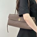 Chanel Small shopping bag AS6288 Calfskin Elephant Gray