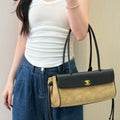 Chanel Small shopping bag AS6288 Suede Dark Beige