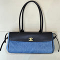 Chanel Small shopping bag AS6288 Tweed Blue