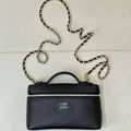 Chanel Small Vanity with chain AP5346 Black