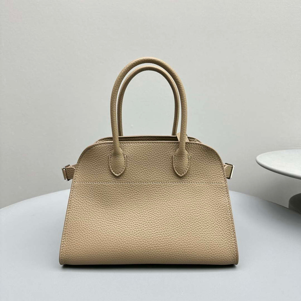 The Row Calfskin Soft Margaux 10 Bag THR153678 Apricot