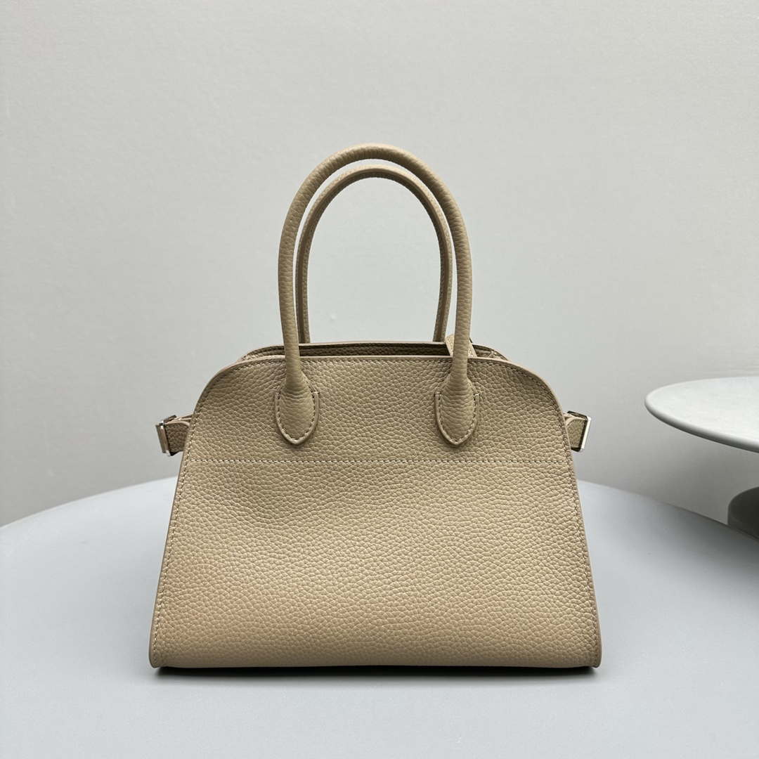 The Row Calfskin Soft Margaux 10 Bag THR153678 Apricot